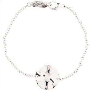 Ippolita Silver Wavy Disc Bracelet
